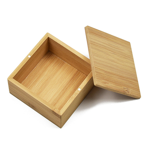 Hộp quà gỗ nhỏ tùy chỉnh có nắp đóng bằng nam châm, hộp đựng trà bằng tre, chất liệu gỗ - Product Image 6