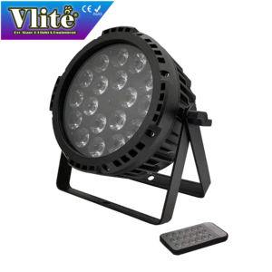 Panel Táctil IR, Focos LED PAR Resistentes al Agua, 18 Piezas de 12W (RGBWA+UV) 6 en 1, Control DMX512, Aluminio+Plástico - Product Image 4