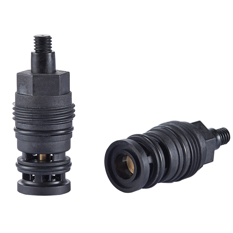 19 mm Push-button Outside Thread Diverter Faucet Cartridge with Round Cover