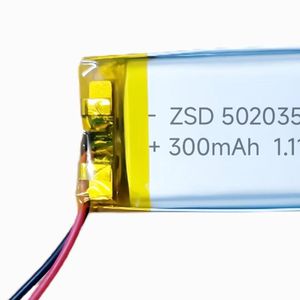 Bán buôn lp502035 3.7V 300mAh Li-Polymer có thể sạc lại pin cho máy tính xách tay thêm bảo vệ Hội Đồng Quản Trị và dây nguồn Cổ Phiếu có sẵn - Product Image 3
