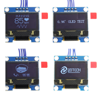 0.91 pouces 0.96 pouces oled IIC Module d'affichage OLED blanc série I2C SSD1306 12864 carte d'écran LCD pour Arduino