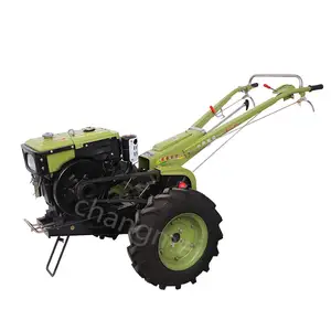 Goed Gebruik Kleine Hand Start Sleutel Motocultor Lopen Tractor 8-22hp Voor Landbouw Accessoires