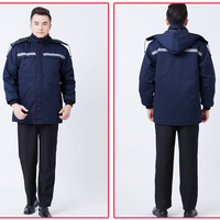 Chaqueta de Invierno Unisex de Alta Visibilidad, Forrada con Forro Polar Térmico, Antibacteriana, Reflectante, para Construcción