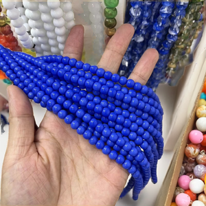 Cuentas Sueltas de Cristal de Vidrio de 6mm en Colores Blanco, Rosa y Amarillo, en Caja, para la Fabricación de Joyería, Venta al Por Mayor - Product Image 2