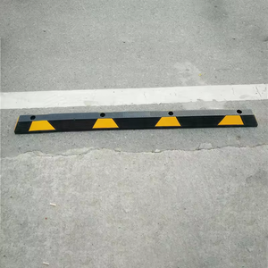 उच्च गुणवत्ता 1830 मिमी भारी ड्यूटी कार पार्क रबर व्हील स्टॉपर 183 सेमी पार्किंग ब्लॉक - Product Image 5