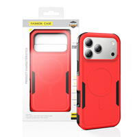 Coque de protection fine et durable 2-en-1 anti-rayures magnétique pour iPhone 14 15 16 Plus, étui antichoc pour iPhone 17 Pro Max