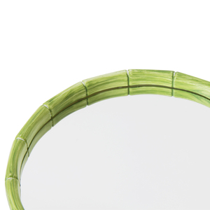 Jinnhome Set 3 pezzi da <span class=keywords><strong>bagno</strong></span> <span class=keywords><strong>specchio</strong></span> decorativo da parete <span class=keywords><strong>cornice</strong></span> di bambù verde in plastica resistente - Product Image 3