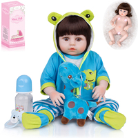 ITTL 24 pouces 60cm renaissance Reborn réaliste câlin doux corps poupée haute Simulation bébé poupées avec vêtements
