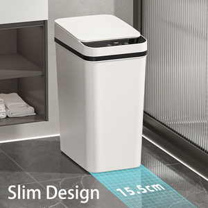 <span class=keywords><strong>Cubo</strong></span> de <span class=keywords><strong>Basura</strong></span> Inteligente Sin Contacto de 3.1 Galones, Tapa con Sensor de Movimiento Automático, <span class=keywords><strong>Cubo</strong></span> de <span class=keywords><strong>Basura</strong></span> Eléctrico <span class=keywords><strong>Estrecho</strong></span> para Cocina, Oficina, Sala de Estar - Product Image 6