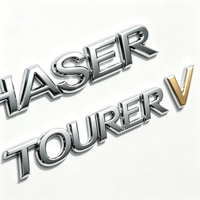 Kit de 3 Emblèmes Autocollants Arrière Authentiques pour Coffre de Voiture Toyota JZX100 Cresta Markii Chaser 1996-2000