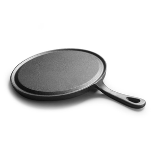 Padella per <span class=keywords><strong>Pizza</strong></span> rotonda in ghisa da 10 pollici perfetta per frittelle, pizze e Quesadillas - Product Image 4