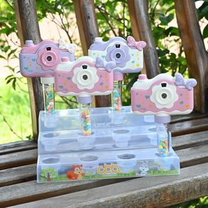 Kaléidoscope <span class=keywords><strong>en</strong></span> plastique pour enfants avec caméra de Projection de lumière de dessin animé ensemble de bonbons durs pour les fêtes cadeau de promotion pour enfants - Product Image 4