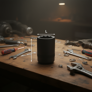 ซ็อกเก็ต 235 1/2 มม. ขนาด L B ขนาดมิติ - Product Image 3