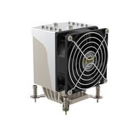 COOLSERVER 115X 1155 1151 Refroidisseur de CPU de bureau actif en cuivre pur Dissipateur thermique de refroidissement par air pour PC