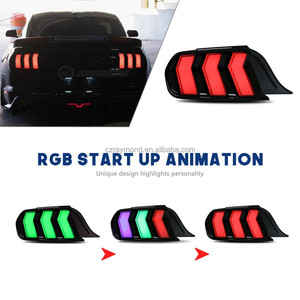 <span class=keywords><strong>Raymond</strong></span> modificato modificato Led RGB fanale posteriore posteriore per Ford Mustang 2015 2016 2017 2018 - Product Image 4