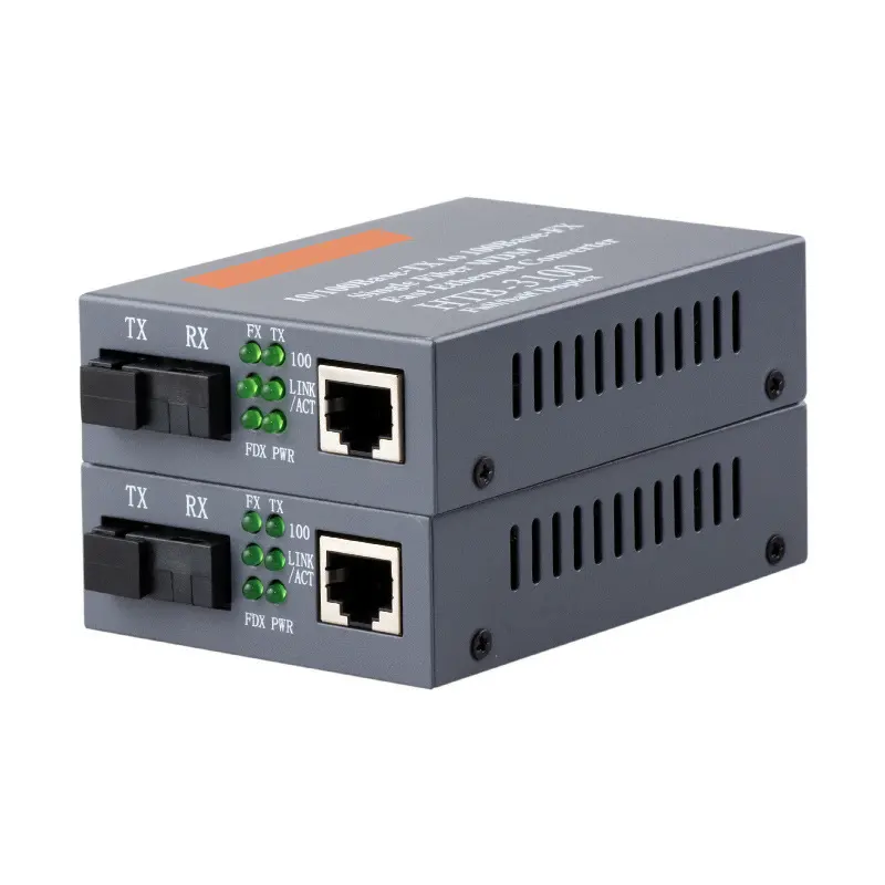 Convertitore di Media fibra 10/100M HTB-3100 Netlink 25km A/B convertitore Media fibra ottica HTB-3100