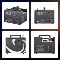 Machine à brouillard à base d'eau en métal SP 1500W, canon à fumée pour mariage, DJ, boîte de nuit, bar et éclairage de scène