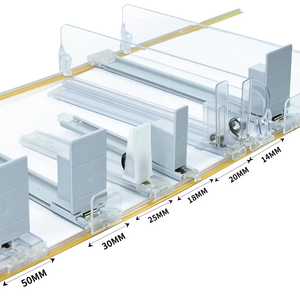 ถาดวางกระป๋องและขวดแบบปรับได้สำหรับซูเปอร์มาร์เก็ต ทำจากพลาสติก - Product Image 1