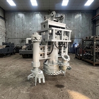 Pompe de transfert de boues mobile à entraînement hydraulique avec pièces internes résistantes à l'usure pour le désassainissement des réservoirs et les opérations d'extraction de sable