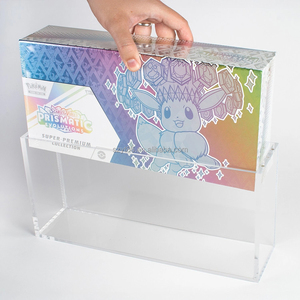 Caja de exhibición de acrílico transparente pulida giratoria desmontable para Pokémon S8a 25th Anniversary <span class=keywords><strong>Gardevoir</strong></span>, caja superior reforzada, UPC chino - Product Image 6