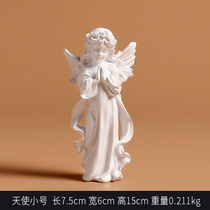 Ángel Alicia niña estatua lindo Estilo nórdico moda resina artesanía escritorio decoración del hogar - Product Image 6
