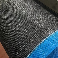 Filet pare-soleil en HDPE stabilisé aux UV 40%-90%, tissu maillé noir pour l'ombrage des serres, jardins et agriculture