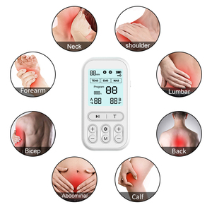 Unidad TENS, Estimulador Muscular EMS, 3 en 1, TENS, EMS y <span class=keywords><strong>MAS</strong></span>, 2 Canales, 60 Modos, 20 Intensidades, para Aliviar el Dolor de Espalda Baja, Cuello y Hombros - Product Image 5