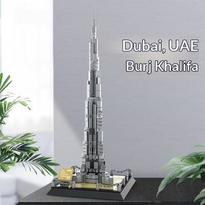 Bloques <span class=keywords><strong>de</strong></span> Construcción OEM <span class=keywords><strong>de</strong></span> Buena Venta, Juguete Educativo, Modelo <span class=keywords><strong>de</strong></span> la Arquitectura del Burj Khalifa <span class=keywords><strong>de</strong></span> Dubái, Creativo, DIY para Entusiastas, Venta al por Mayor - Product Image 1