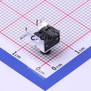 TS-1034-A6B3-D2 Tactile Switch SMD Switch Single Pole Single Throw Round Button 2.5N Horizontal Mount - Product Image 2