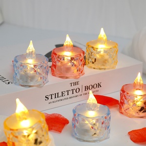 24 Pack Flameless LED Candles – Crystal Clear Electronic <b>Tea</b> <b>Lights</b>, Realistic Flickering, Battery Operated – Perfect for Weddin - Product Image 6