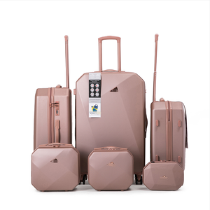 Buen precio Abs <span class=keywords><strong>Pc</strong></span> 6 piezas Set Maletas <span class=keywords><strong>de</strong></span> viaje Equipaje Trolley <span class=keywords><strong>de</strong></span> viaje Equipaje con 4 ruedas - Product Image 4