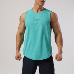 Gilet personnalisé d'été pour hommes, anti-transpiration, sportif, sans manches, haut de performance à séchage rapide, pour l'entraînement - Product Image 5