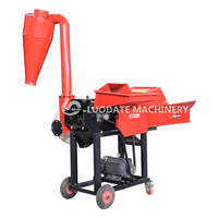 LUODATE Machine agricole à bon prix Machine à couper les paillettes d'herbe Machine à couper les paillettes de blé, maïs, soja pour l'alimentation animale