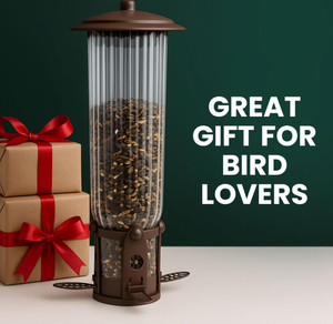 Tempat Makan Burung Liar Terbaik Squirrel-Be-Gone Max Ukuran Besar, Anti Burung, dengan Tempat Bertengger yang Diaktifkan Berat Badan, Kapasitas Biji 4LB - Product Image 2