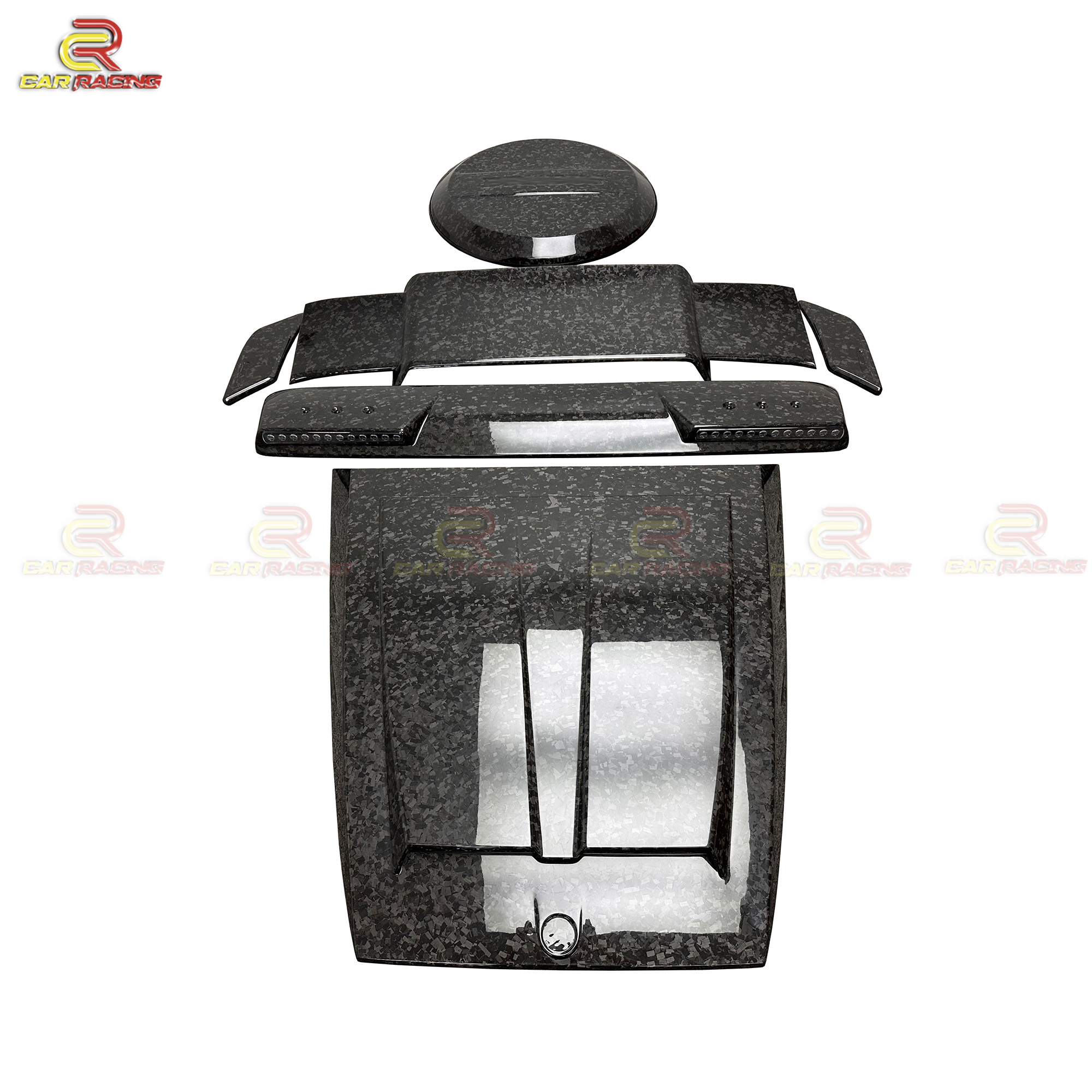 Кованые карбоновые кузова в стиле B для Mercedes Benz G Wagon W464 G63 AMG G500 2019-2024 капот спойлер