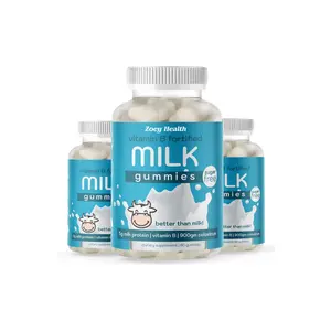 Customized Label Grass-fed Colostrum Milk Gummies for Women Kids Men Elderly with Colostrum & B-Complex 5g Milk Protein