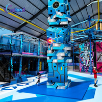 Équipement de parc de trampolines intérieur avec structure de jeux souples