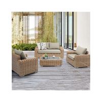 Hochwertige Bestseller Traditionelle Moderne Luxus-Gartenmöbel-Sets für Hotels, Villen und Gärten - Rattan-Sofagarnitur