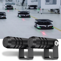 Lampe de sécurité de navigation pour chariot élévateur AGV AMR, IP68, rouge, vert, bleu, 10-30V, petite ligne laser anti-collision, lumière guidée