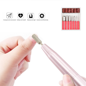 Tamax NAD030 Stylo perceuse électrique professionnel en plastique pour manucure et pédicure, kit de 6 embouts de ponçage, trois couleurs, boîte cadeau de vente au détail - Product Image 3