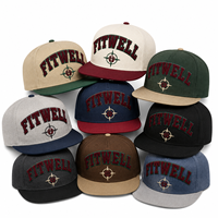 Gorra de Béisbol Plana con Logotipo Personalizado OEM ODM, Gorra Estructurada con Visera Plana Bordada para Ropa Urbana y Marcas de Moda de Diseñador