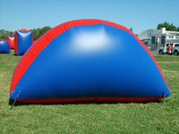 Ensemble de 11 obstacles gonflables portables pour paintball, airsoft, tir à l'arc