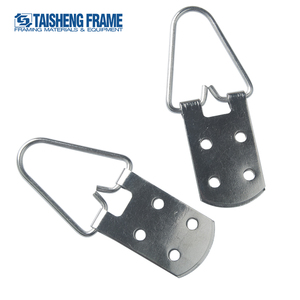 Tornillos de suspensión de anillo en D de Metal de alta resistencia, colgador de imagen de 4 agujeros para colgar pinturas, ilustraciones, marco de fotos, gancho, acabado liso - Product Image 6