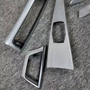 Kit de molduras de fibra de carbono con acabado mate para la serie 3 F30 F32 F34 F36, cubierta del panel de ventilación del aire acondicionado - Product Image 4