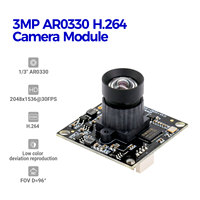 Module de caméra USB 3MP Capteur Ar0330 Processeur de signal d'image haute performance Puce Plug-and-Play Mode d'acquisition de données Modèle