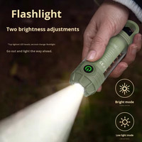Lampe de camping LED portable d'extérieur rechargeable 6 modes avec crochet pour tente, randonnée et pêche