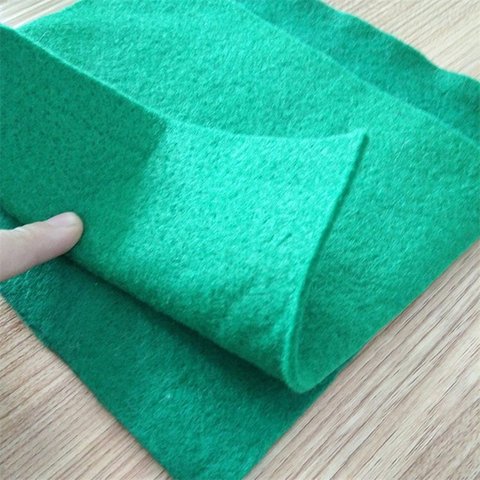 Industrial Short Fiber Geotextile Felt Highway Maintenance Insulation Black Cotton Green Planting Thickened Cold-resistant