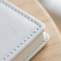 Carnet de notes personnalisé en papier offset avec fentes pour photos, bande élastique, reliure cousue, motif floral mignon, couverture souple, cadeau pour étudiants