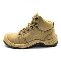 Chaussures de sécurité en toile respirante pour hommes, anti-écrasement, anti-perforation, pour travaux de construction, semelle en PU, embout en acier