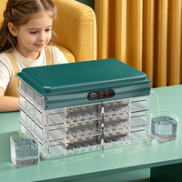 Incubateur automatique miniature WONEGG pour œufs de poulet, capacité de 320 œufs, pour l'éclosion d'œufs de canard, d'oie, d'oiseaux et de volailles, avec certifications CE, RoHS, FCC, UL